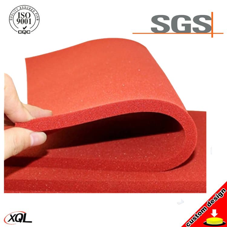 China best silicone rubber foam Customized Silica Gel Foam